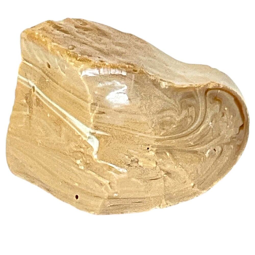 Carmel Chocolate Swirl Art Glass Cullet Slag Glass #5XL69
